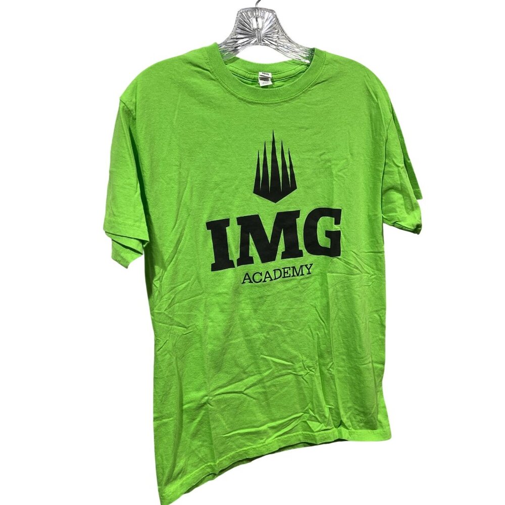 IMG Academy Green T-Shirt M M&O Gold 100% Cotton Made In Mexico 17b